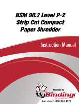 MyBinding HSM 90.2 Level 2 Strip Cut Användarmanual