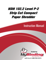 MyBinding HSM 102.2 Level 2 Strip Cut Användarmanual