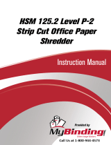 MyBinding HSM 125.2 Level 2 Strip Cut Användarmanual