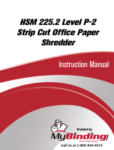 MyBinding HSM 225.2 Level 2 Strip Cut Användarmanual