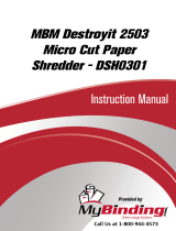 MyBinding MBM Ideal 2501 2503 Användarmanual