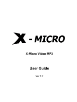 X-Micro XMP3-R512F Användarmanual