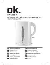 OK OWK 102-W Användarmanual