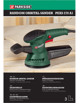 Parkside PEXS 270 A1 RANDOM ORBITAL SANDER Bruksanvisning