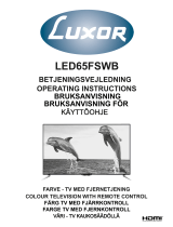 Luxor LED65FSWB Operating Instructions Manual
