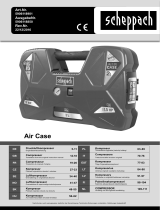 Scheppach Mobiler Kompressor "Air Case", 2 Liter, 8 bar, 230 Volt Användarmanual
