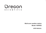 Oregon Scientific RAR502 Bruksanvisning