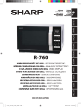 Sharp R760BK Bruksanvisning