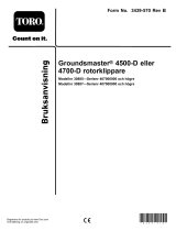 Toro Groundsmaster 4700-D Rotary Mower Användarmanual