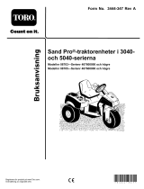 Toro Sand Pro 5040 Traction Unit Användarmanual