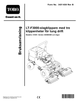 Toro LT-F3000 Triple Flail Mower Användarmanual