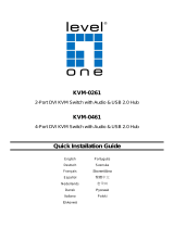 LevelOne KVM-0461 Datablad