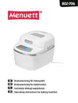 Menuett 802-706 Operating Instructions Manual