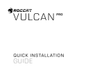 ROCCAT Vulcan Pro Snabbguiden