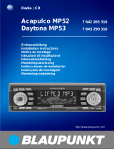 Blaupunkt Acapulco MP52 Bruksanvisning