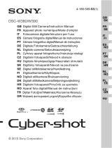 Sony cyber shot dsc w380r Användarmanual