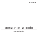 Garmin Explore Website Bruksanvisning