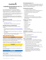 Garmin 2.1l hydraulipumppu Installationsguide