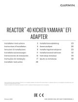 Garmin Piloto automatico kicker Reactor 40 Installationsguide