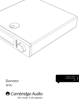 Cambridge Audio Sonata NP30 Användarmanual