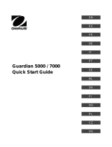 Ohaus CG-9506-02 Snabbstartsguide