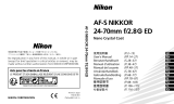 Nikon AF-S NIKKOR 24-70mm f/2.8G ED Användarmanual