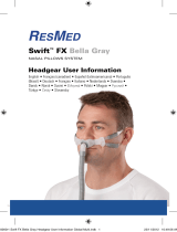 ResMed Swift FX Bella Gray Headgear / Nasal Pillows System Användarmanual