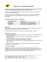 ESAB Savage A40 Air - Welding Helmet Instructions Användarmanual