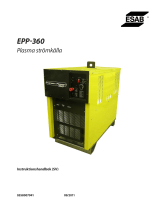 ESAB EPP-360 Plasma Power Source Användarmanual