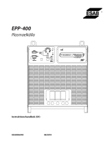 ESAB EPP-400 Plasma Power Source Användarmanual