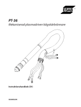 ESAB PT-36 Mechanized Plasmarc Cutting Torch Användarmanual