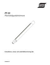ESAB PT-35 Plasma Arc Cutting Torches Användarmanual