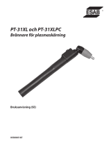 ESAB PT-31XL and PT-31XLPC Plasma Arc Cutting Torches Användarmanual