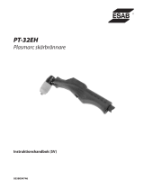 ESAB PT-32EH Plasmarc Cutting Torches Användarmanual