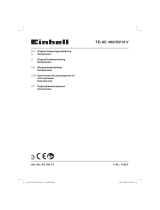 EINHELL TE-AC 400/50/10 V Användarmanual