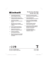 EINHELL TE-CD 18 Li-i BL (2x2,0Ah) Användarmanual