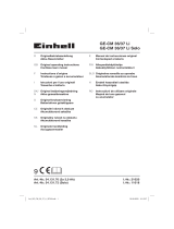 EINHELL GE-CM 36/37 Li (2x3,0Ah) Användarmanual