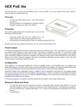 MikroTik hEX PoE lite Snabbstartsguide