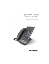 Aastra Dialog 5446 IP Premium Quick Reference Manual