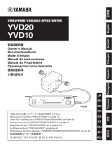 Yamaha YVD20 Bruksanvisning