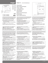 Hager TXA111 Installationsguide