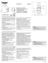 Hager TX 314 Snabbstartsguide