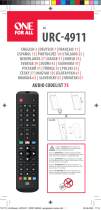 Emos URC-4911 TV Replacement Remote Användarmanual