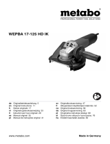 Metabo WEPBA 17-125 HD IK Bruksanvisningar