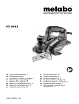 Metabo HO 26-82 Bruksanvisningar