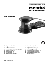 Metabo FSX 200 INTEC Bruksanvisningar