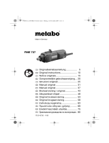 Metabo FME 737 Bruksanvisningar