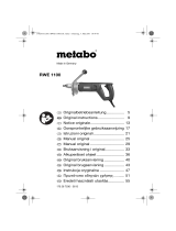 Metabo RWE 1100 Bruksanvisningar