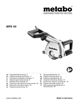 Metabo MFE 40 Bruksanvisningar