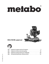 Metabo KS 216 M Lasercut Bruksanvisningar
